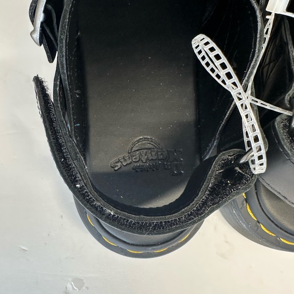 Dr. Martens Black Leather Buckle Mules Women’s Size 8 NWOT - Picture 6 of 7